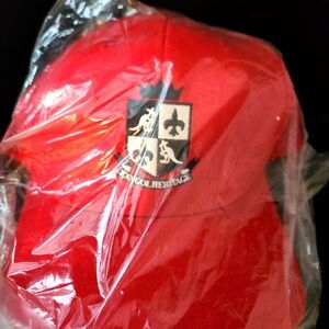 Fitted Kangol hat red